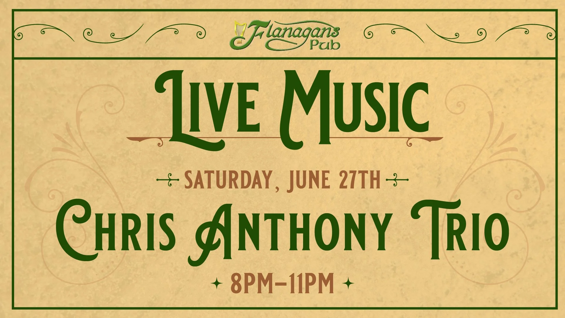 Live Music by Chris Anthony Trio