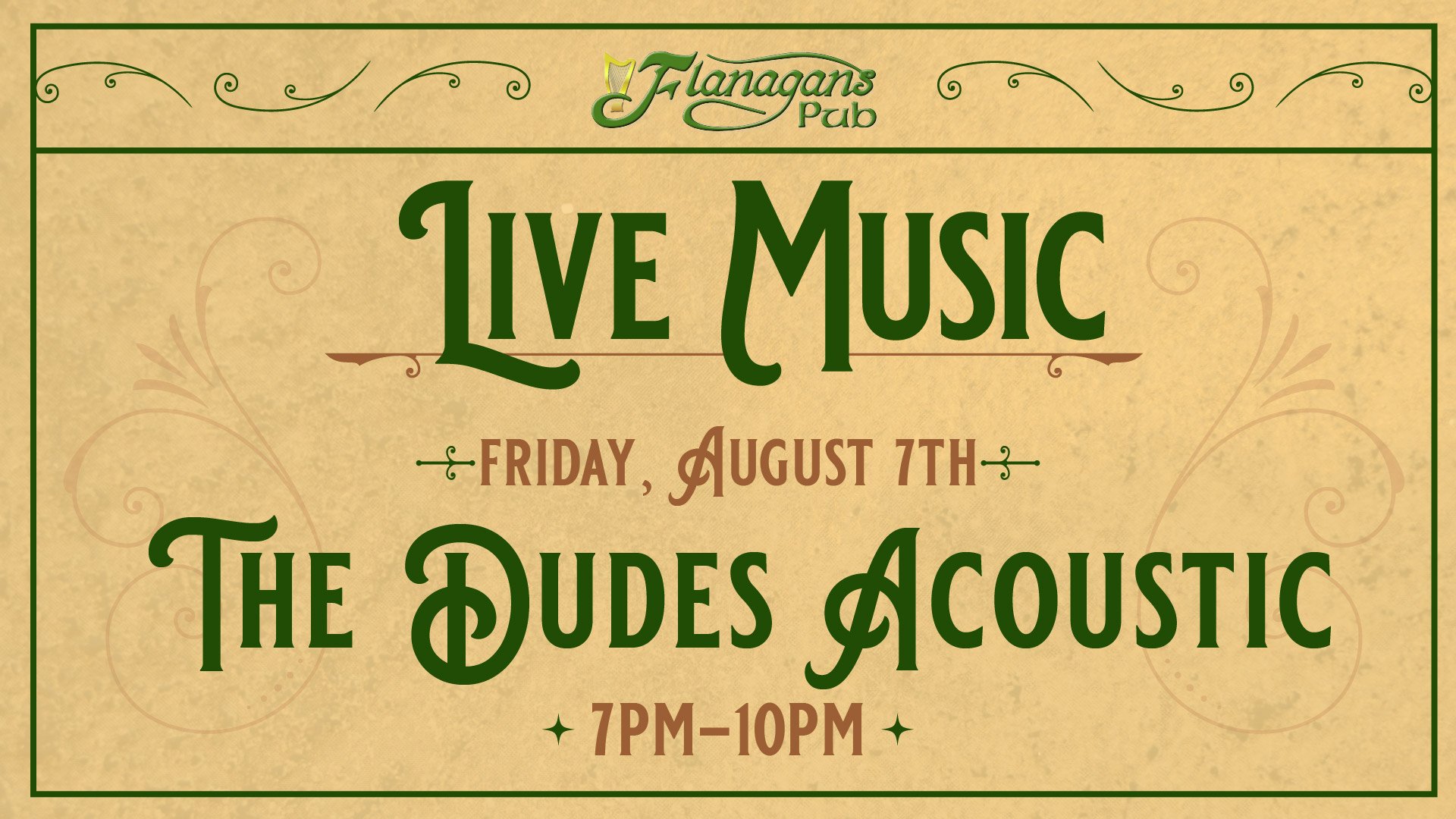 Live Music by The Dudes Acoustic 