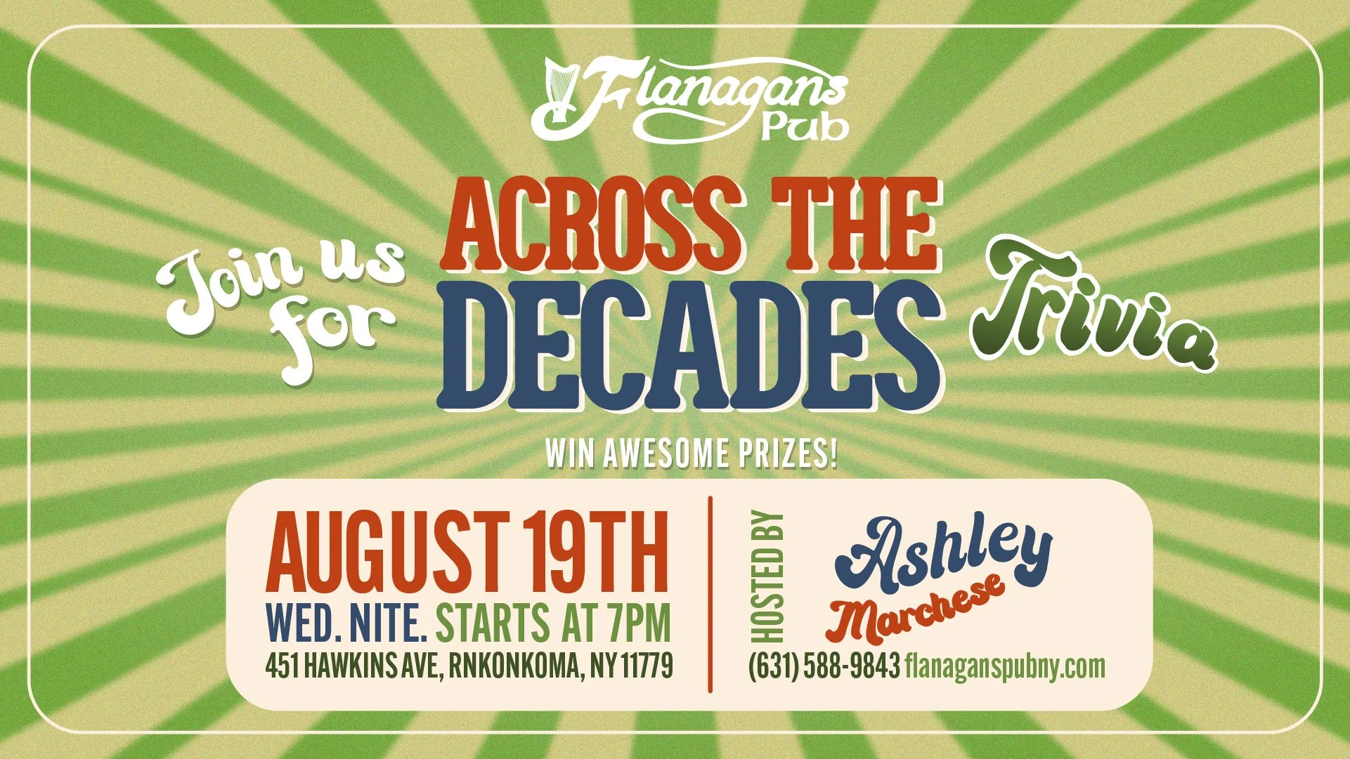 Across the Decades Trivia Night