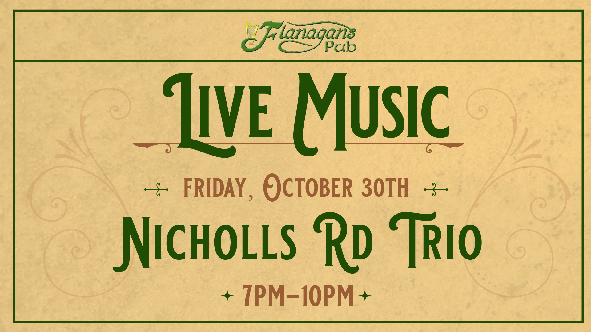 Live Music by Nicholls Rd Trio