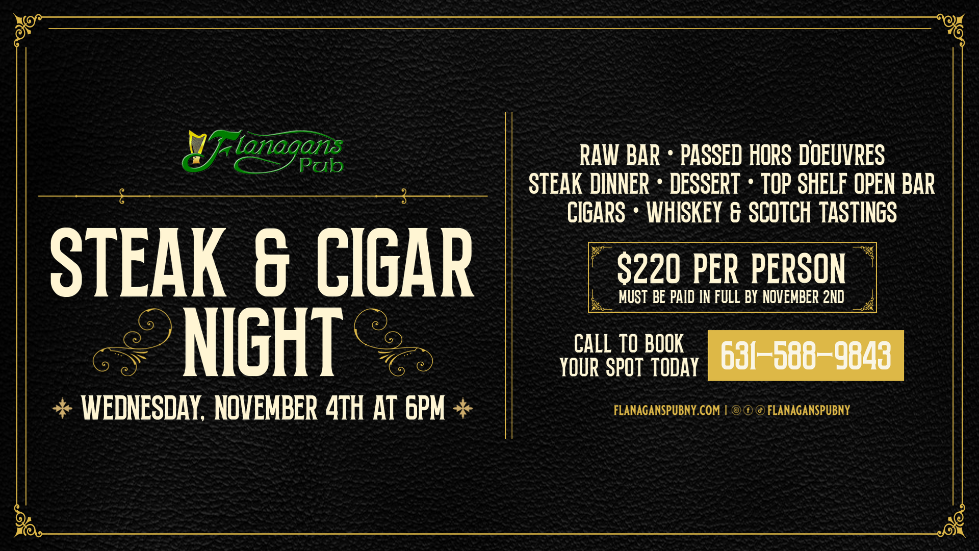 Steak & Cigar Night