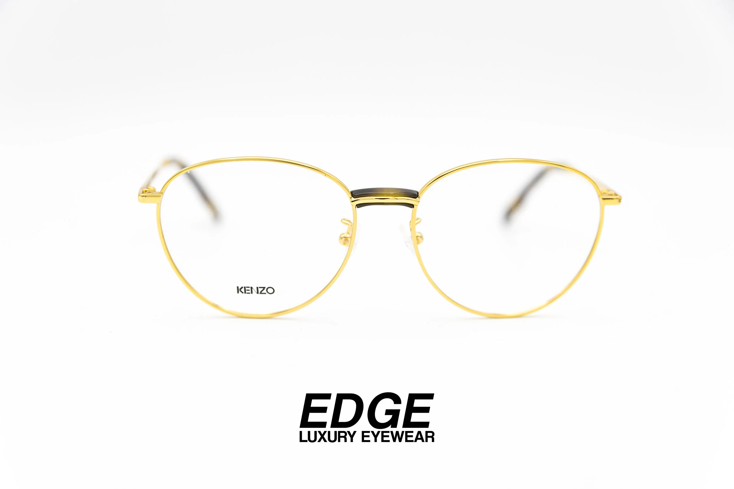 Eyewear Lunette Kenzo Kenzo Transparent Havana Sunglasses With