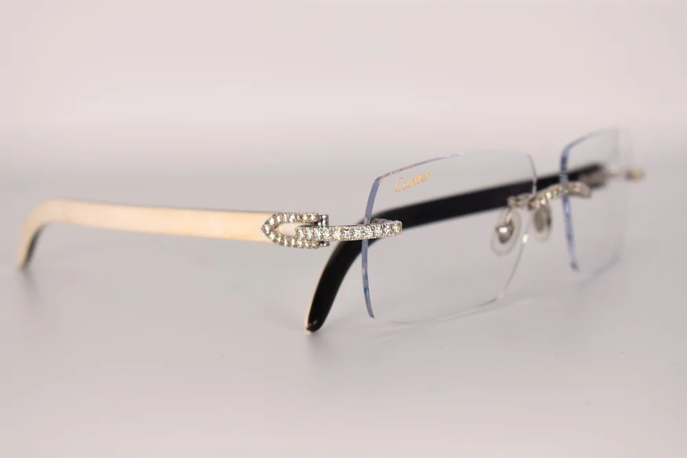 cartier buffs with diamonds