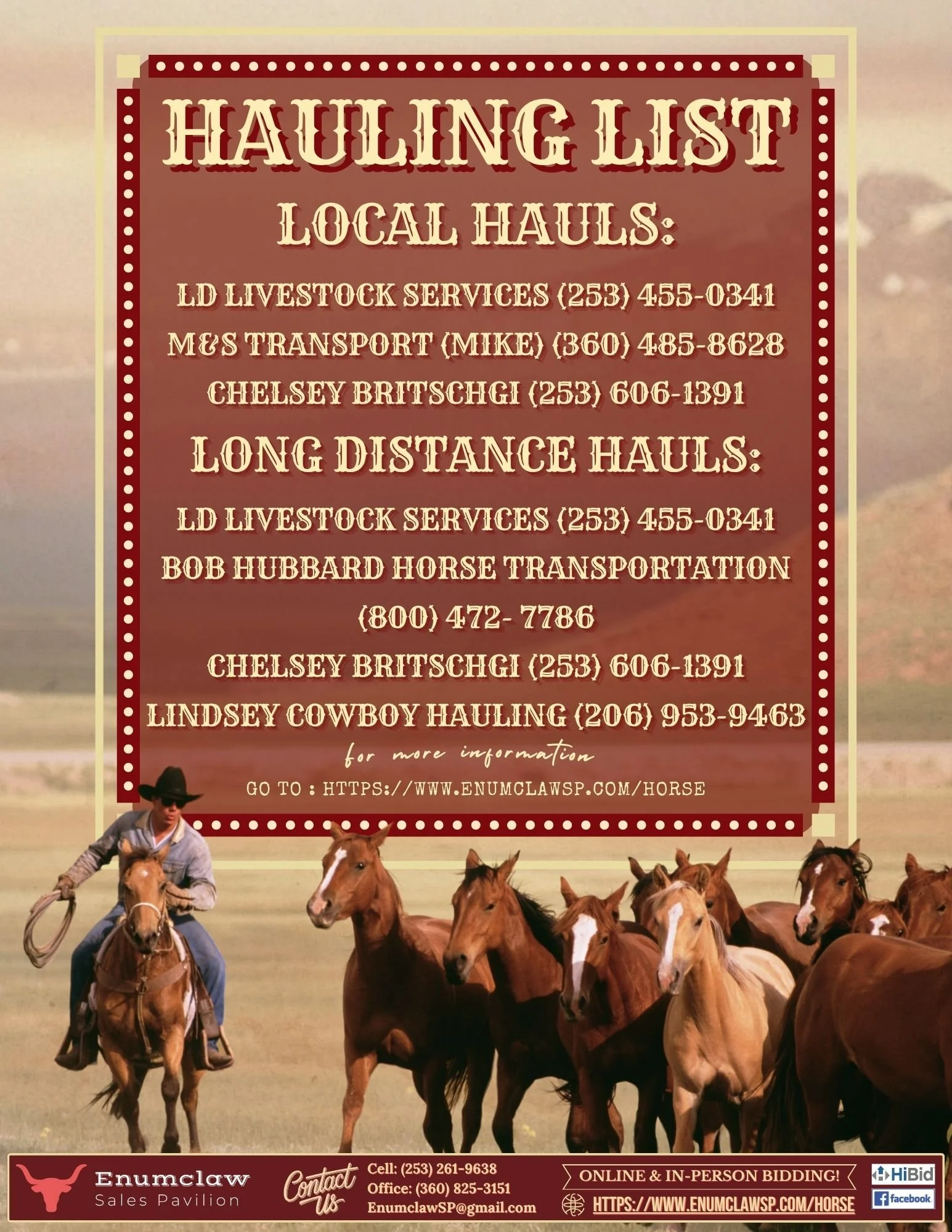 HAUL LIST MAY 2026.jpg