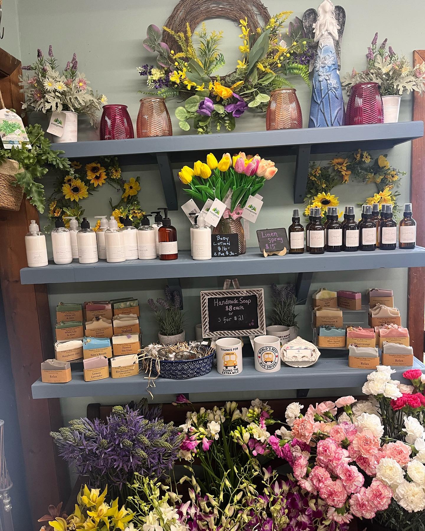 Town and Country Nursery is stocked up with all your last minute Mother&rsquo;s Day gifts!! 🧼 

We also freshly stocked @wildcraft_herb_shoppe and @longriverlocal today!! 🫶🏼💕✨🤍

This weekend we will be at the Milford Artisan Market as well! Come