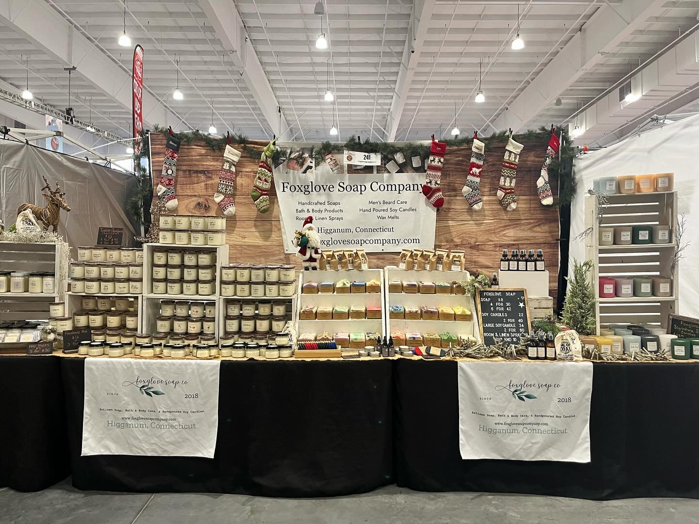 It&rsquo;s beginning to look a LOT like Christmas at @mohegansun !! We are all set up and ready for you!! 🎄 🎅🏼 ❄️ ⛄️ Booth #C241 @nexmasfest 🫧🫧🫧

#thesun #christmas #soapshare #soap #handmadesoap #soapmaker #candles #candleshop #candles #shoplo