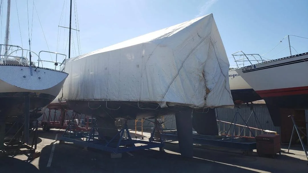 Lemke 2 on the hard with boat cover.jpeg