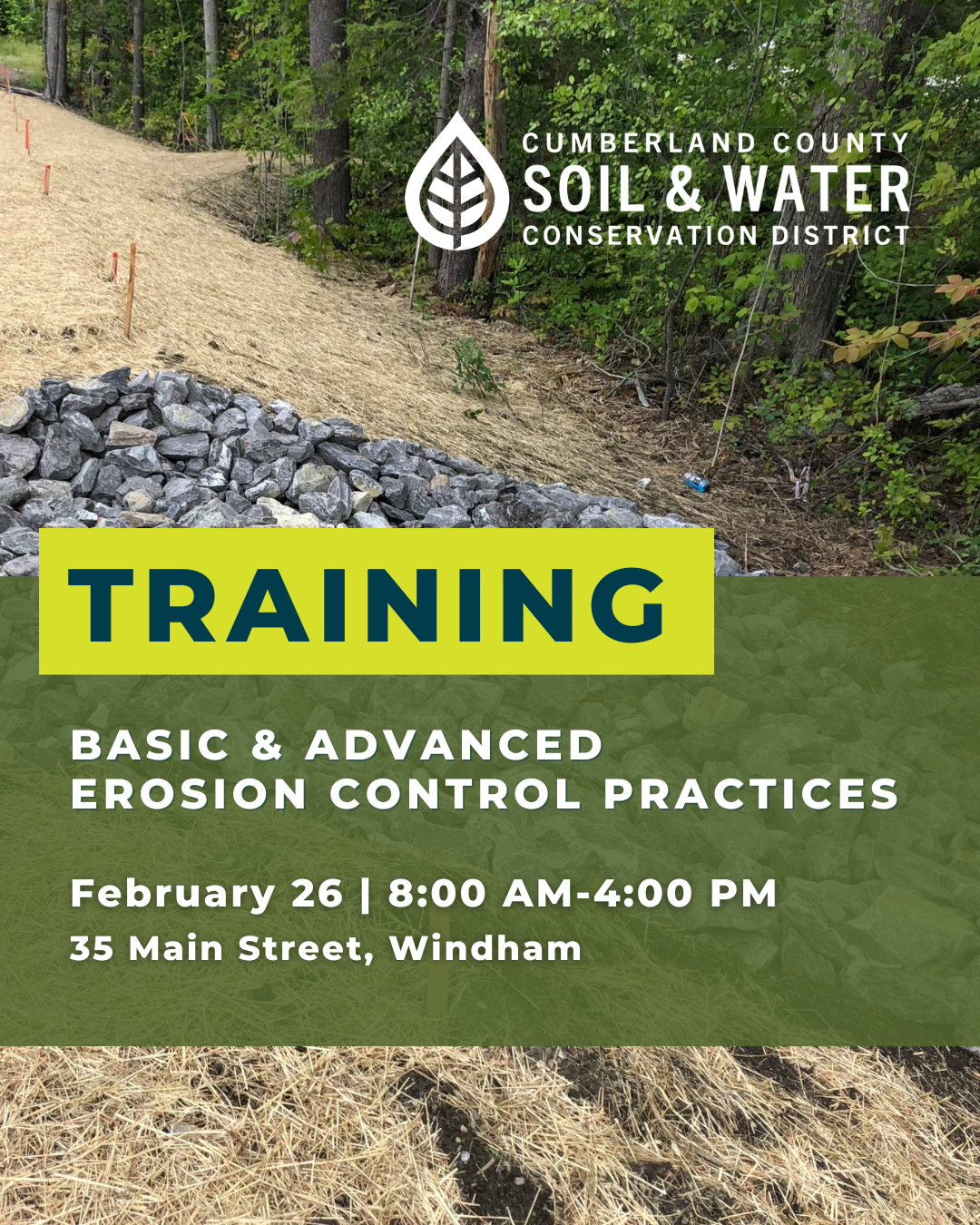 Maine DEP Basic and Advanced Erosion Control Practices for Contractors and Inspectors