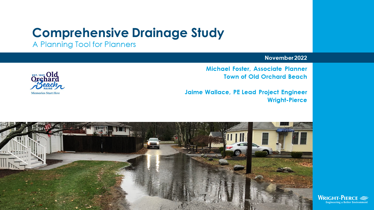 Comprehensive Drainage Study A planning tool for planners