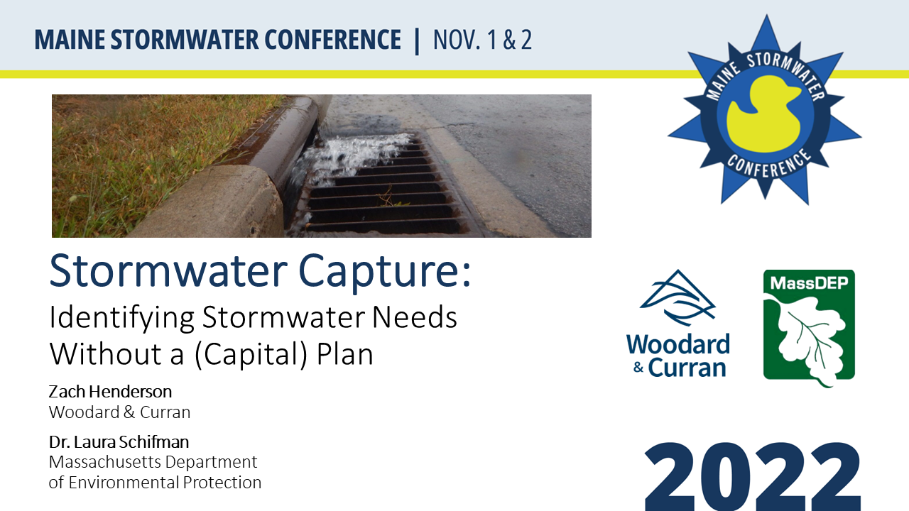 Stormwater Capture: Identifying Stormwater Needs Without A Captial Plan