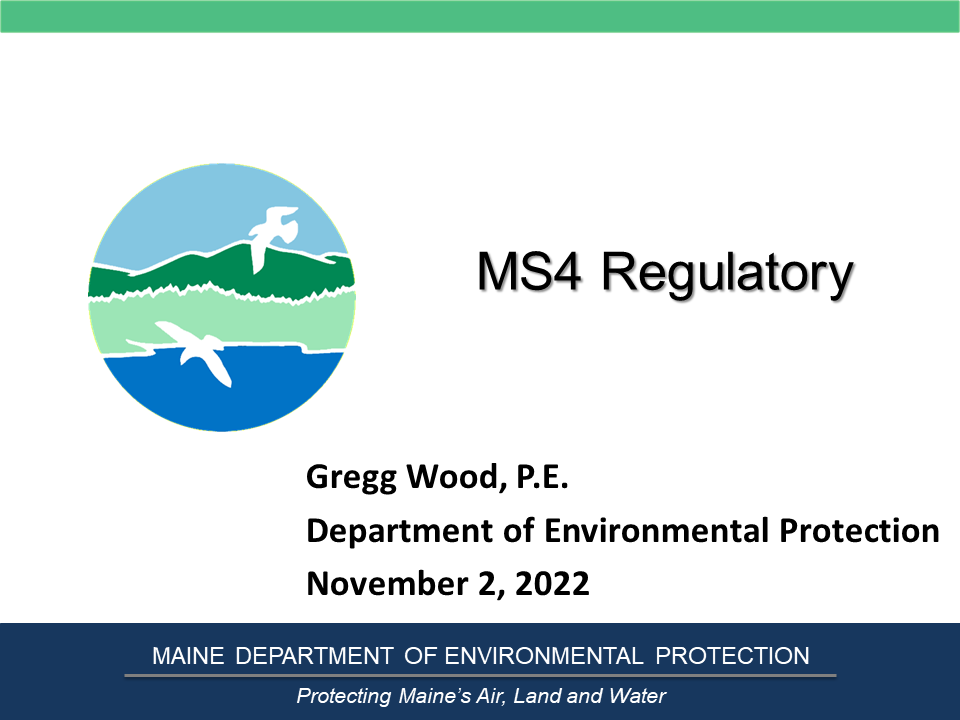 MS4 Regulatory