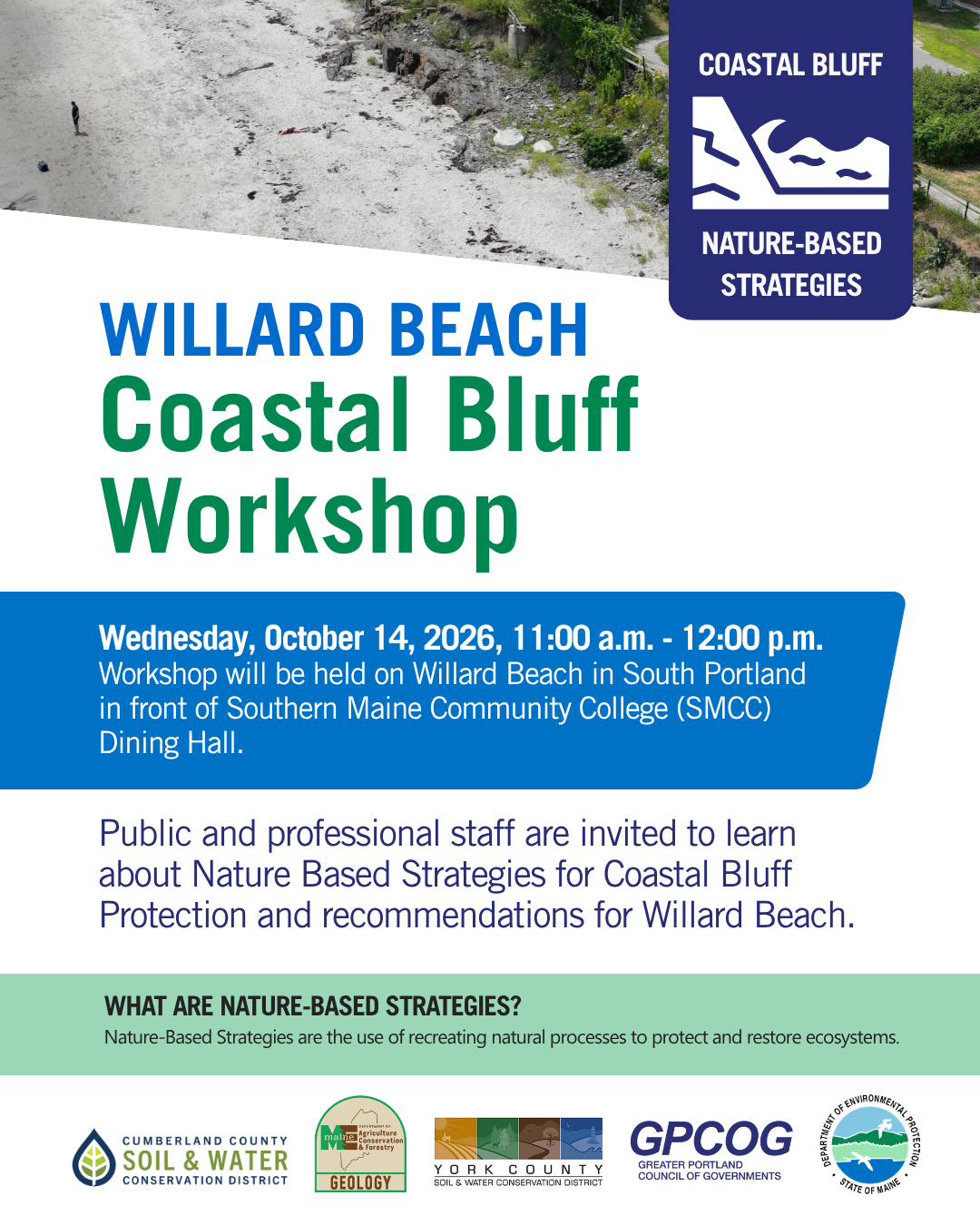 Coastal Bluff Workshop: Willard Beach, South Portland