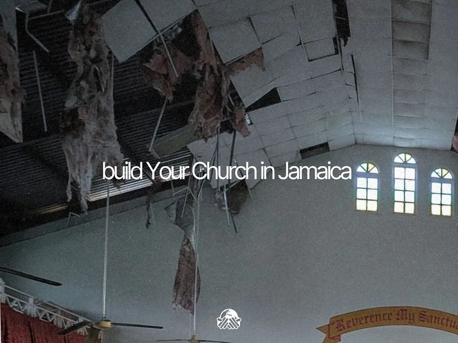 Hurricane Melissa tore through churches throughout Jamaica. Ceilings have fallen, walls are torn open, but the Spirit of God is still here. The Church is not lost. We believe God is rebuilding His Church, both physically and spiritually.

This is our