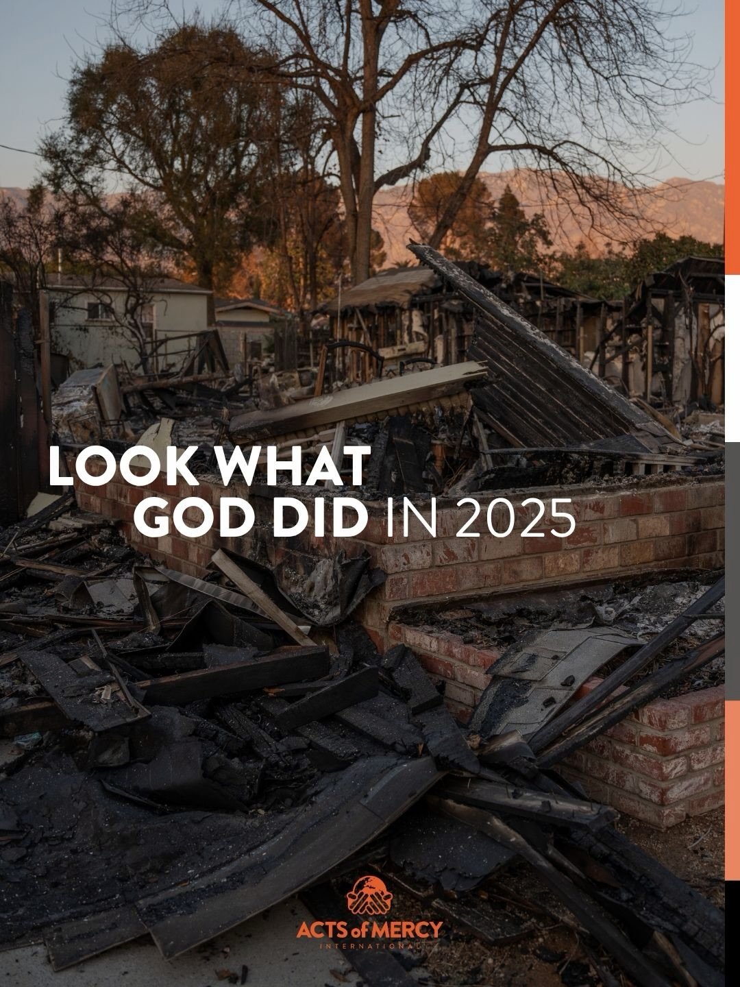 As we look back on this year, we remember the faithfulness of God. 🇲🇲🇹🇭🇺🇦🇮🇱🇺🇸🇯🇲

In places marked by disaster, conflict, and need, He made a way. Through the Church, His love reached thousands with tangible care and the hope of the gospel