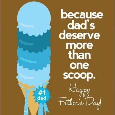 Happy Fathers Day !! We hope all have a safe and happy day! And to you all last minute gift people &hellip; a simple sundae is always a great way to show how much you care 😉