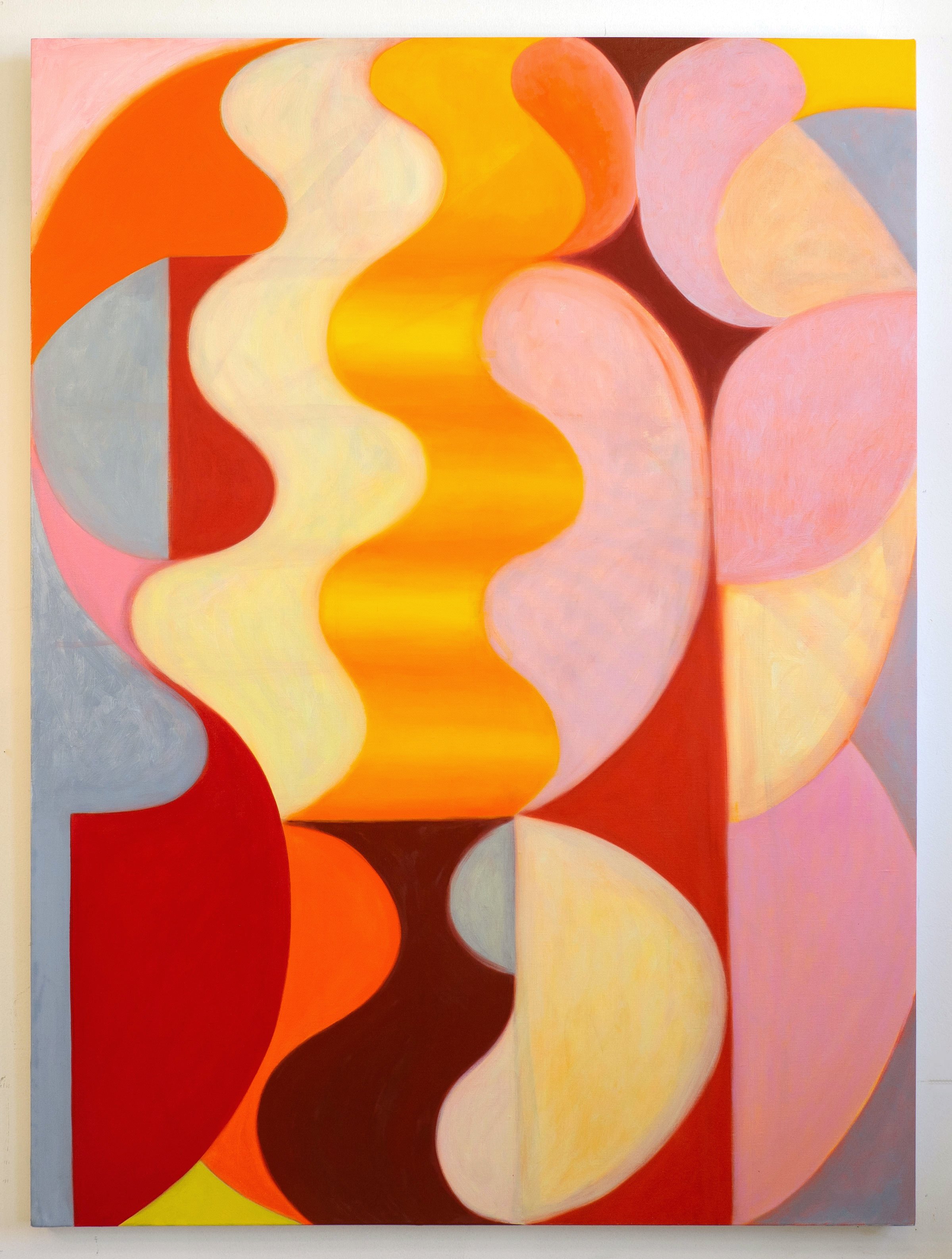 Twin Flames, 48" x 36", oil on linen, 2023