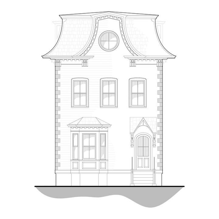 Facade elevation studies for a third floor addition in Jamaica Plain. Which one is your favorite? 🤩