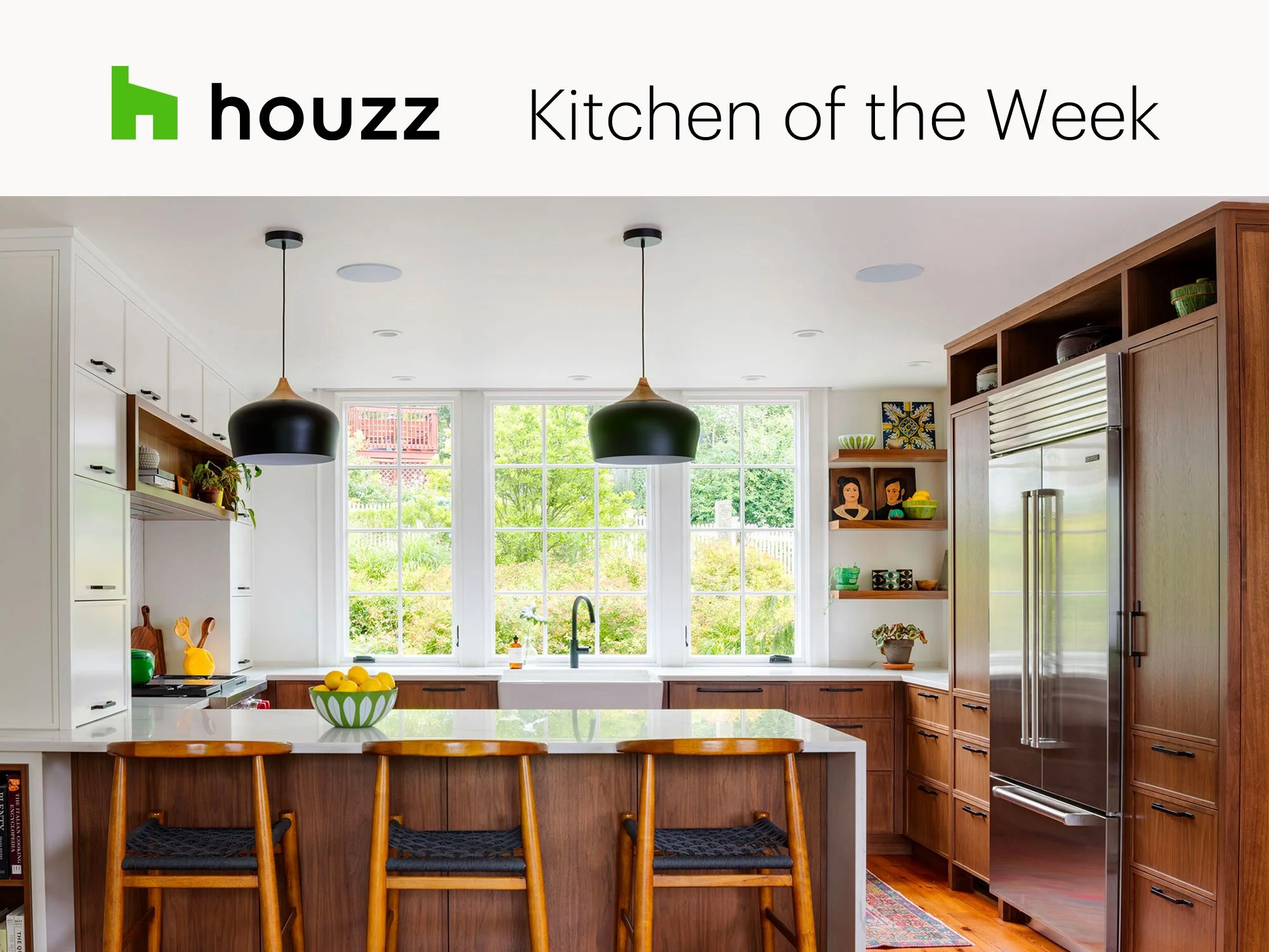Houzz Kitchen of the Week: White &amp; Wood 