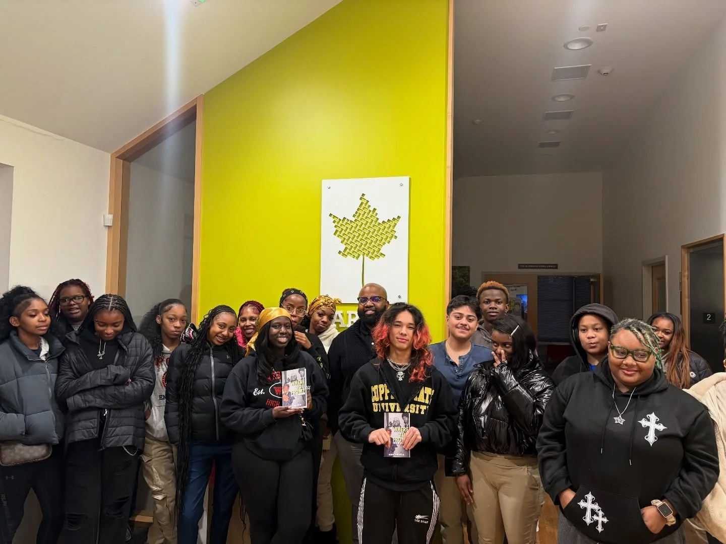 Thank you to @parksandpeople for inviting me to talk about my new book Where You From? Tales of Sandtown with students today. It was great connecting with high school students about my journey as a writer and how where we come from helps shape who we