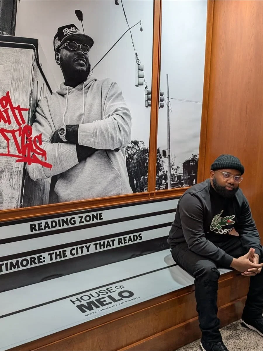 The Melo exhibit at the library is a must-see. It makes me, a Baltimore native, proud to be from here and proud to know my city produces excellence despite what the naysayers say.

And y&rsquo;all know I had to grab a limited-edition library card to 