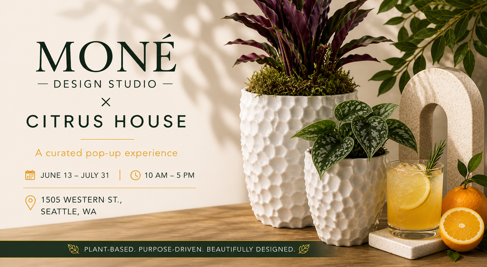 Moné Design Studio Pop‑Up @ Citrus House 