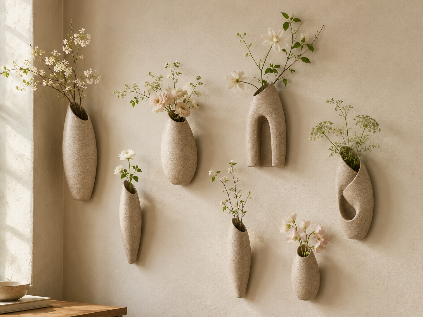 Sentinel Seven: Seven‑Vase Botanical Wall Art Workshop | Moné Design Studio