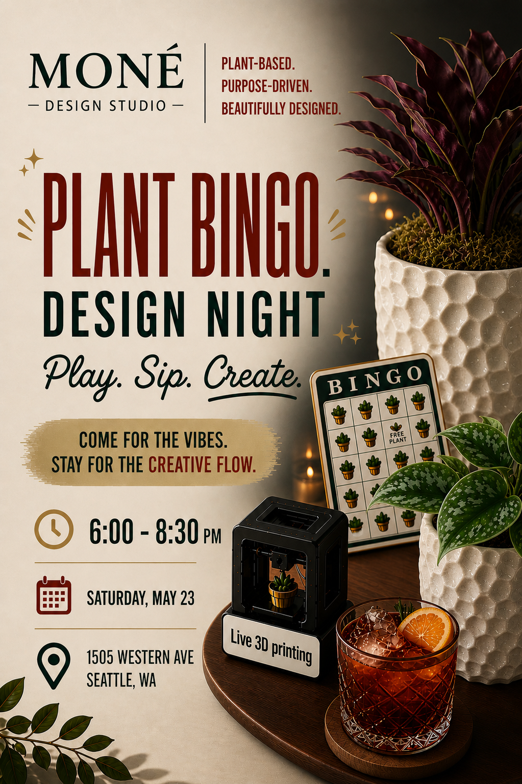Plant Bingo : Design Night