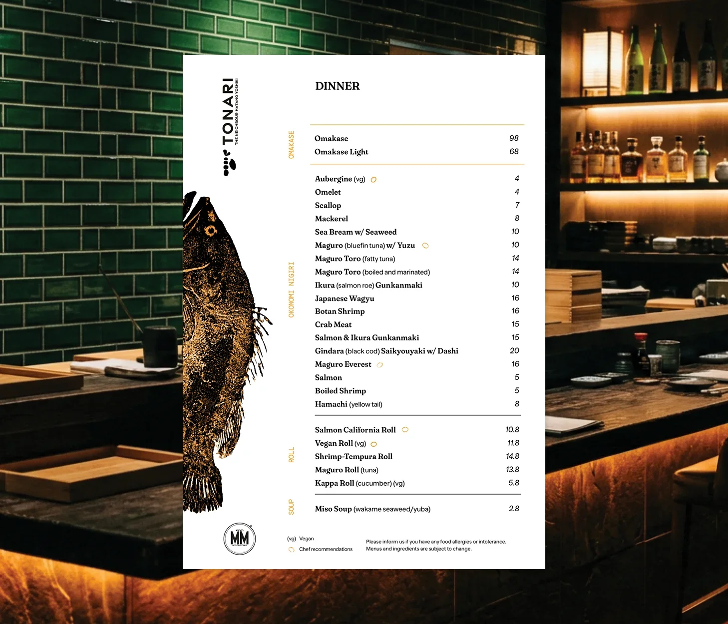 Tonari Sushi | Brand design