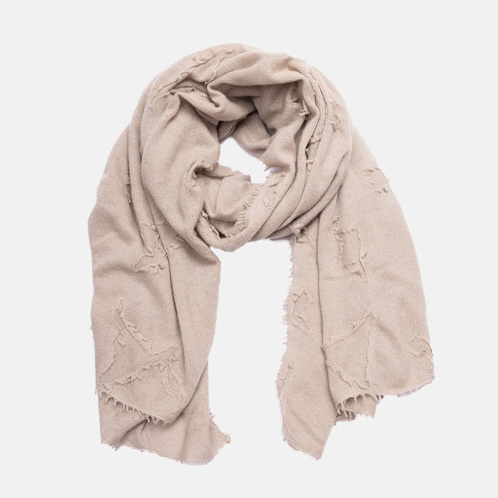 OOLALA FOSSIL CASHMERE SCARF