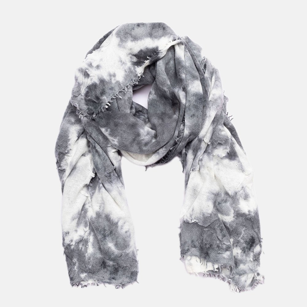 OOLALA CHARCOAL CASHMERE SCARF