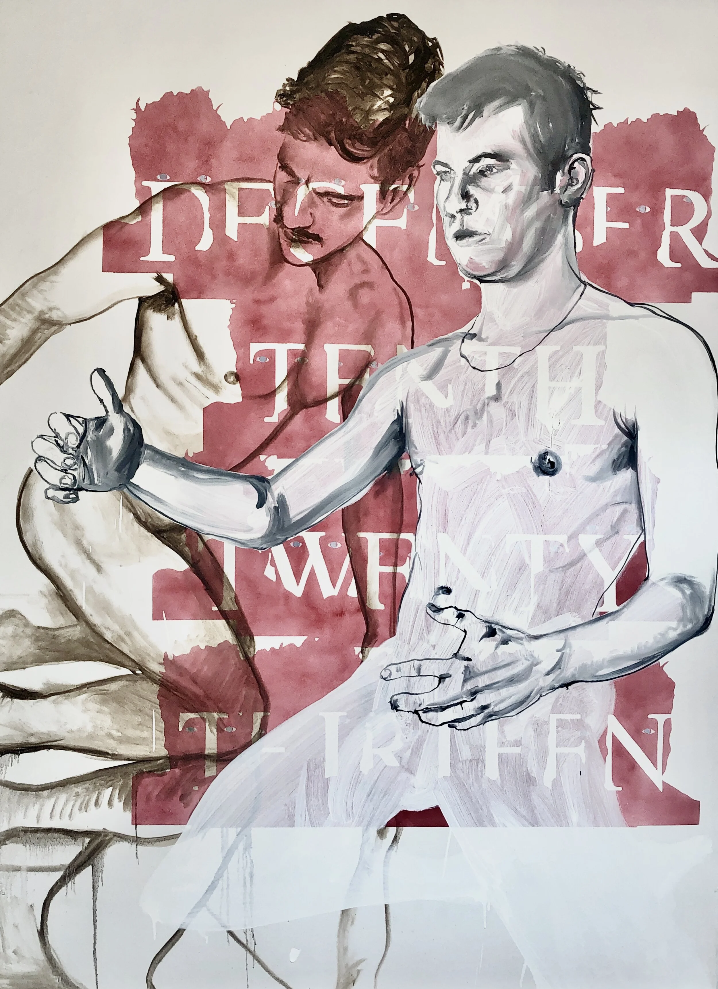 December Tenth
2019, oil on canvas, 47x64x1.5”			
$5200