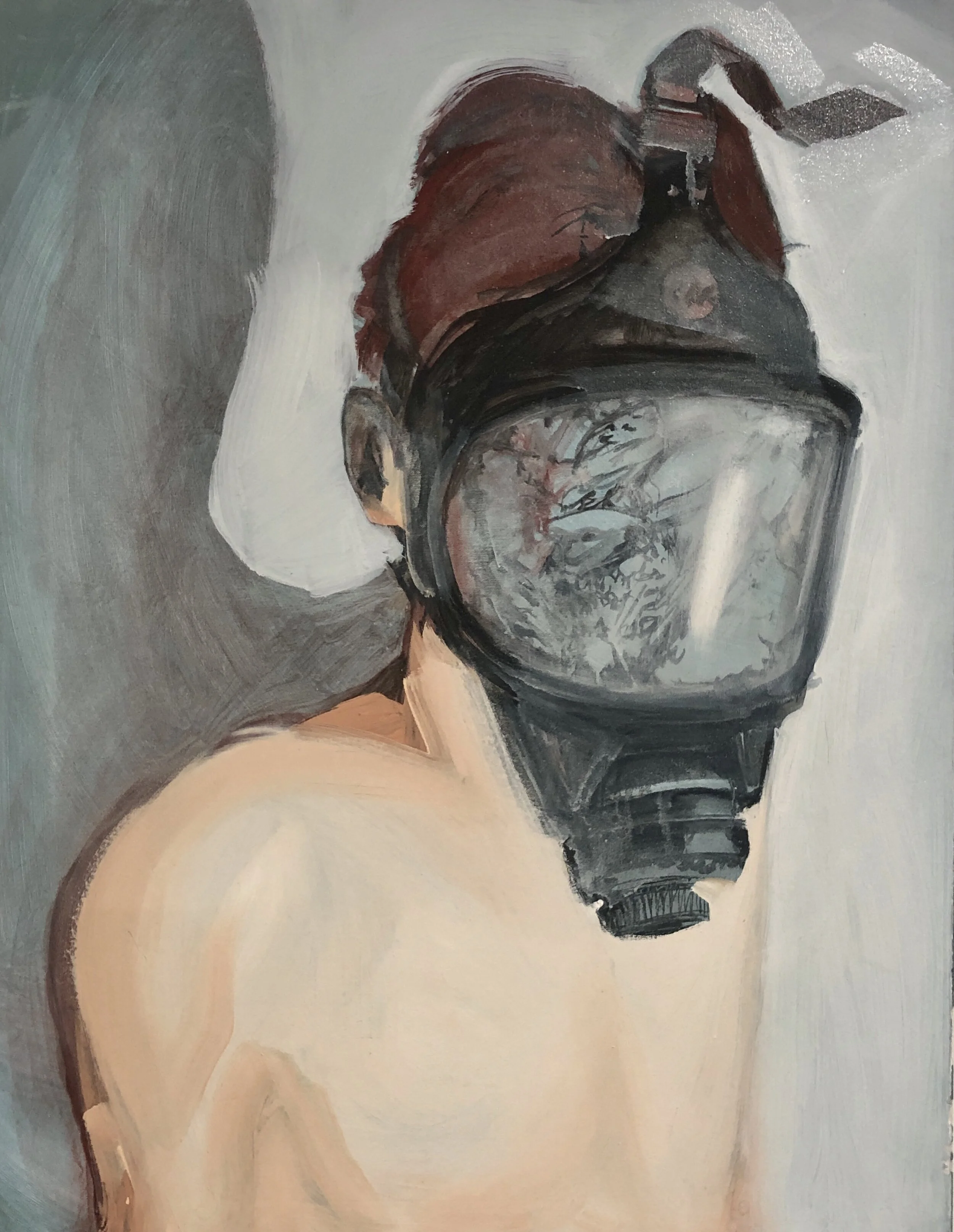Mask 
2020, oil on canvas, 28x36x1.5”			
SOLD