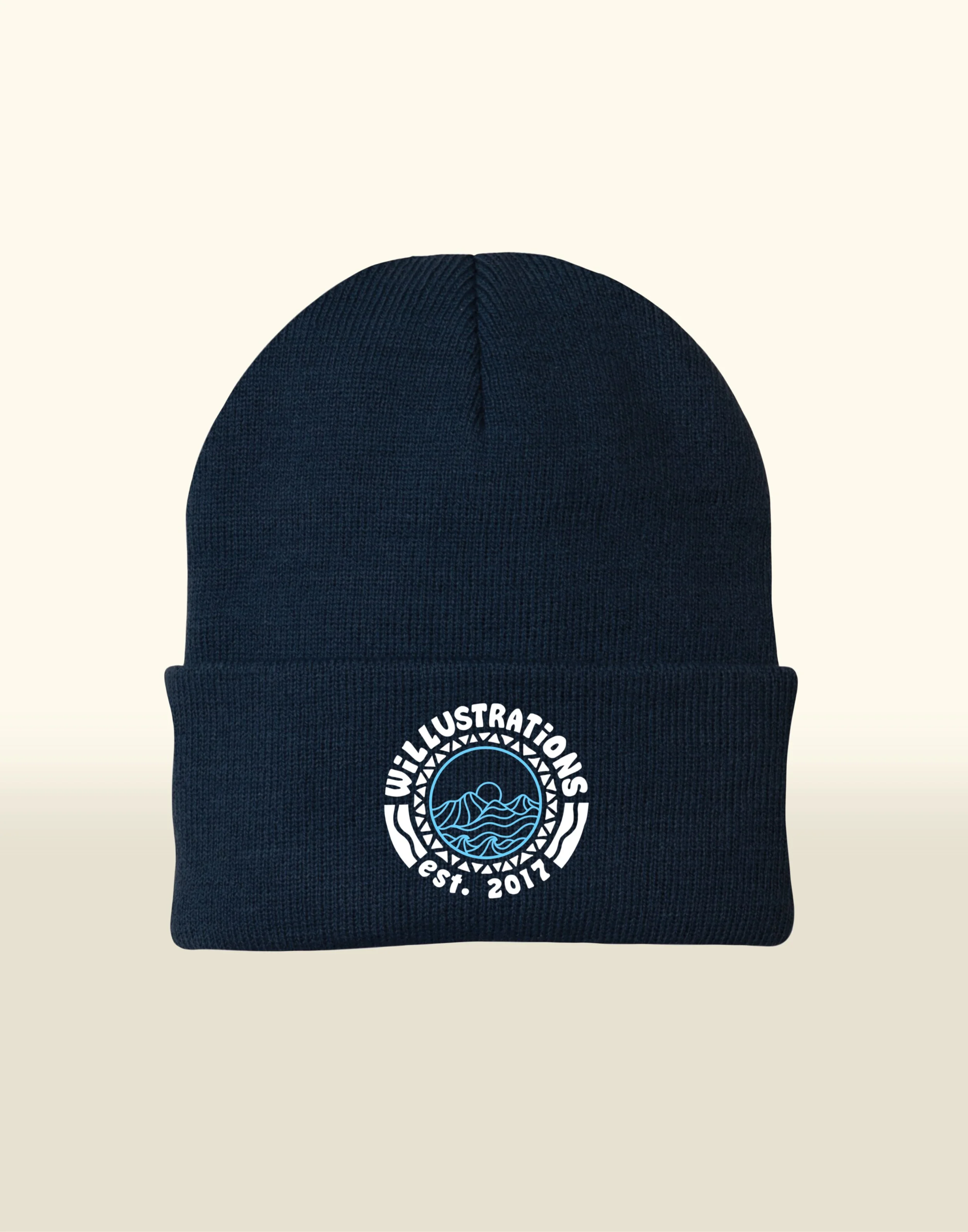 Blue beanie