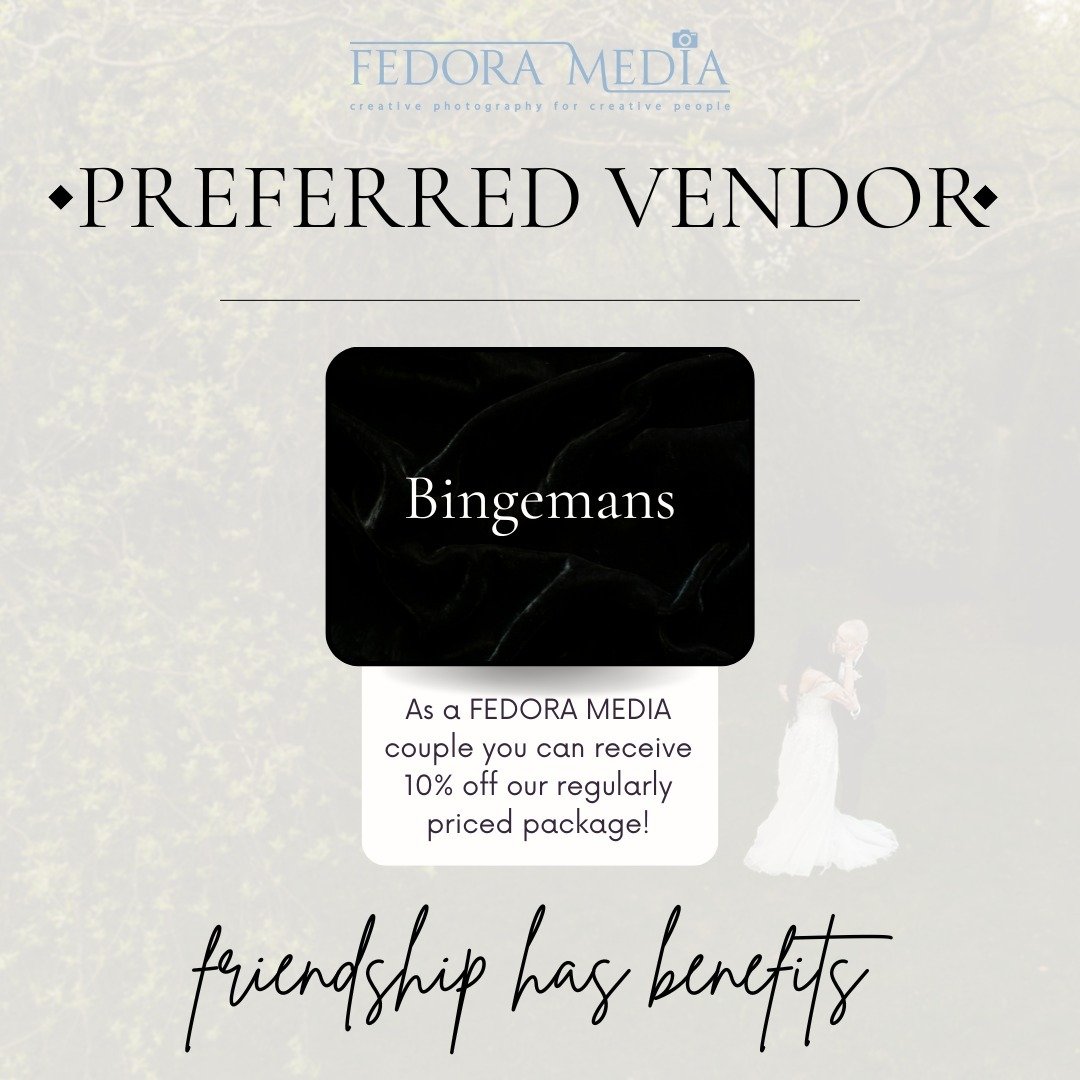 Our second wonderful vendor joining our preferred vendor list is @bingemans!  They take care of almost everything with their exclusive packages, and it's in such a convenient location in Kitchener.  If you are feeling a little adventurous, there are 