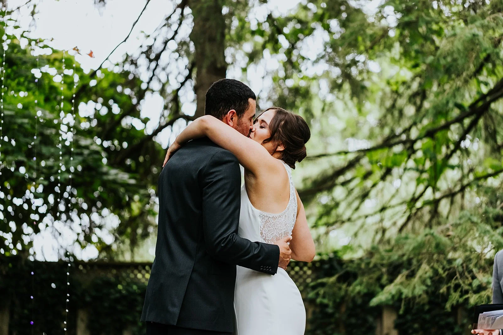Husband and wife first kiss photo by Fedora Media.jpg
