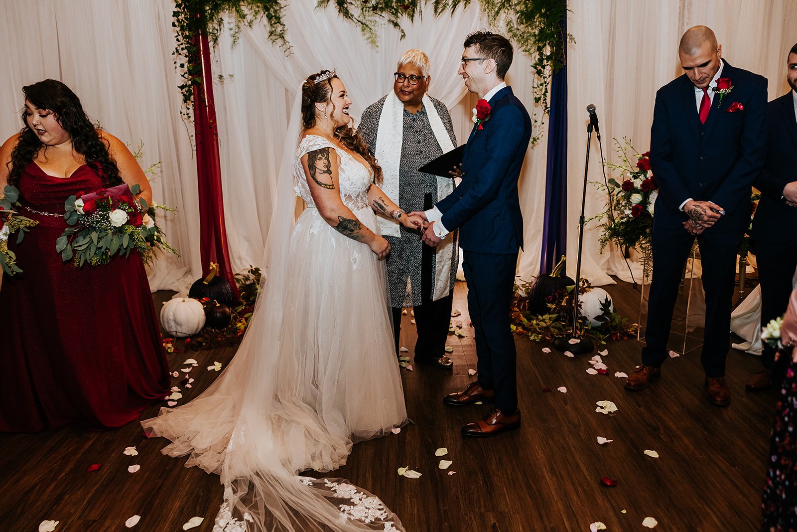 Tattoo bride gets married at Carmon Hotel in Hamilton photo by Fedora Media.jpg