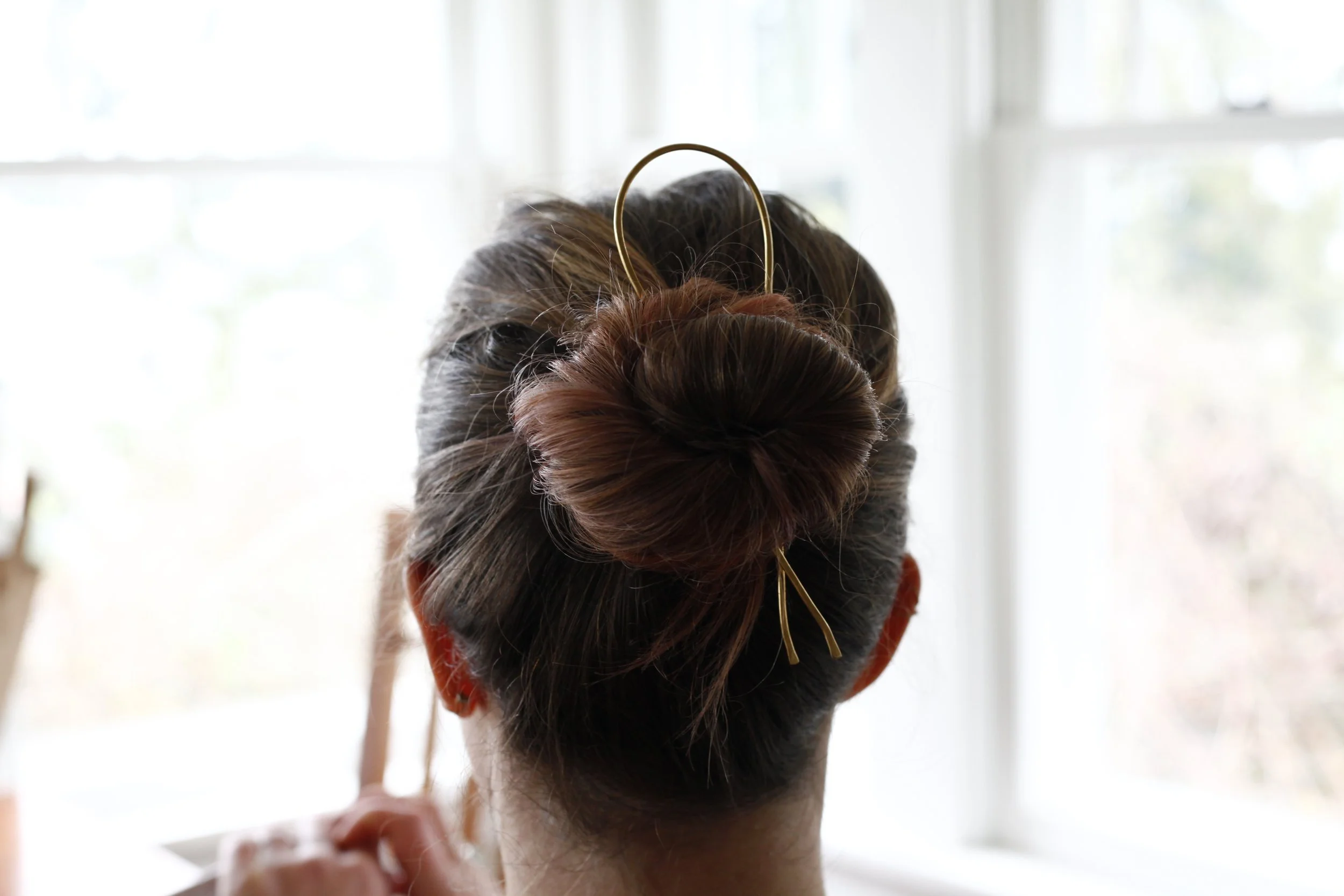 Golden Hair Pin