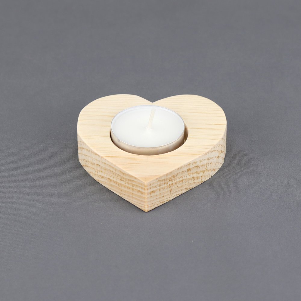 Tealight Heart-Shaped Candle Holder
