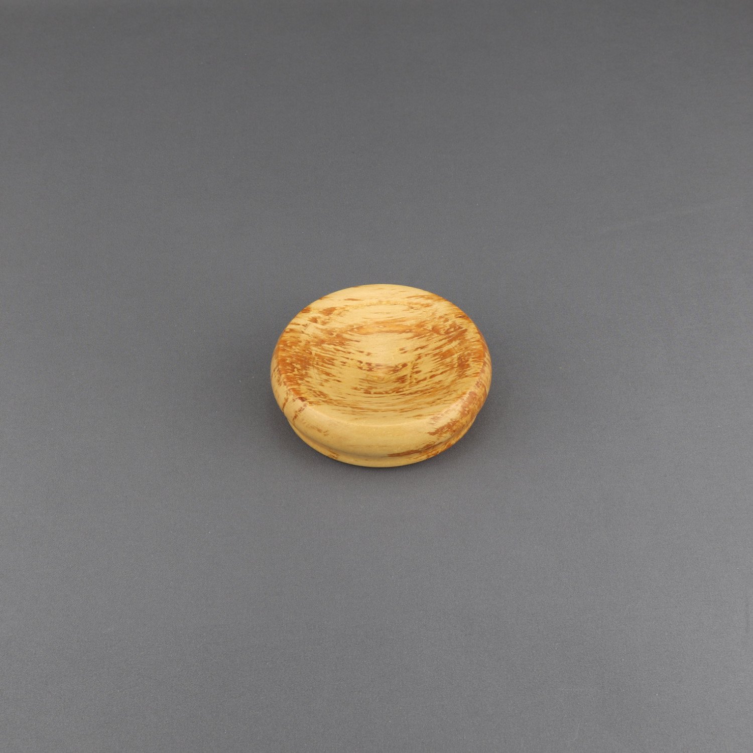 Travel-ready spinning: Hand-turned maple bowl fits conveniently in your craft bag.