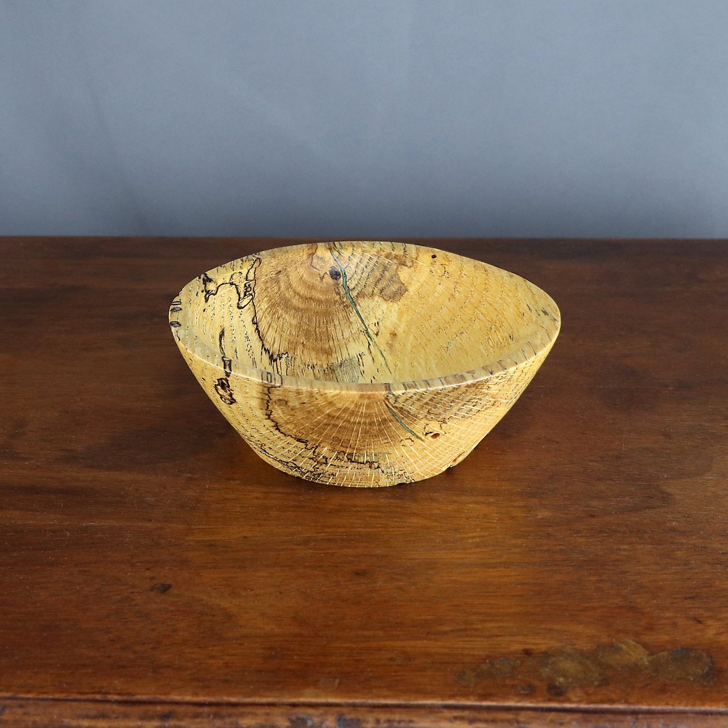 Oak Spinning Bowl