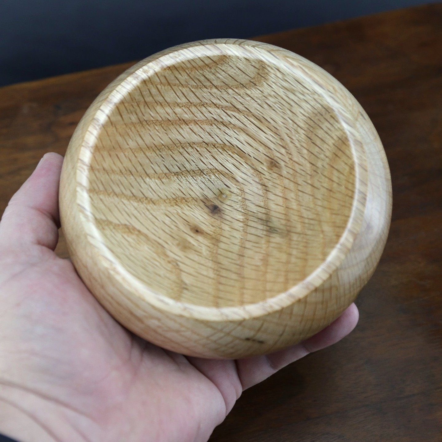 Simple. Functional. Beautiful.
A hand-turned oak spindle bowl, made with care for fiber artists.
🌿 5 1/4&quot; wide &times; 2 1/8&quot; tall
🪵 Solid oak, tung oil finish
🎯 One of one.

#woodturning #spindlebowl #cordrickcreations #ravelry