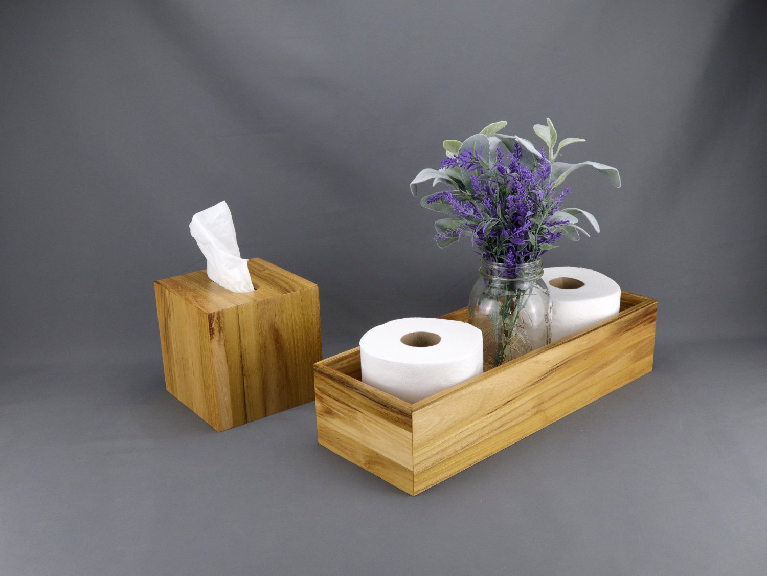 Toilet tank box and tissue box cover