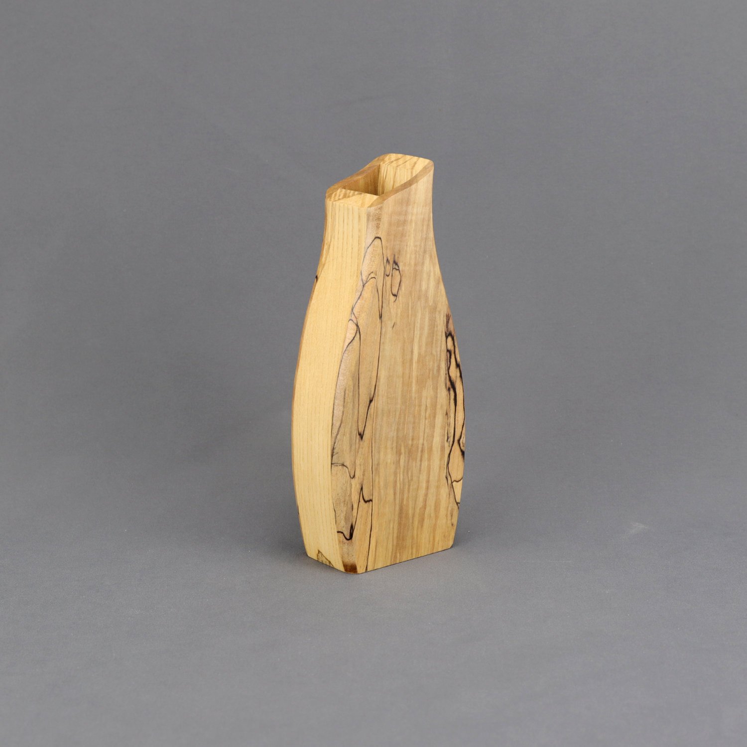 Unique wooden vase for rustic home decor