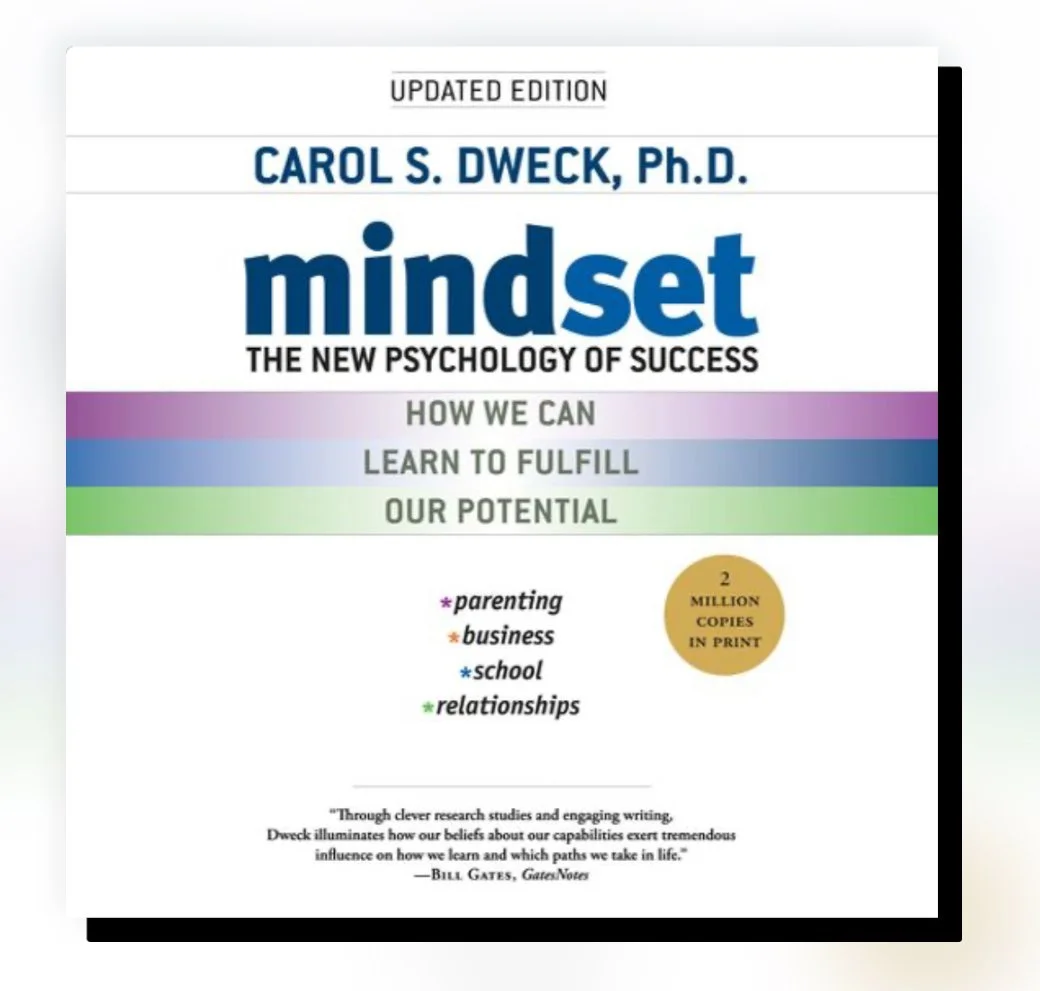 Mindset: The New Psychology of Success. How We can Learn to Fulfill Our Potential (2019) Carol S. Dweck, Ph.D