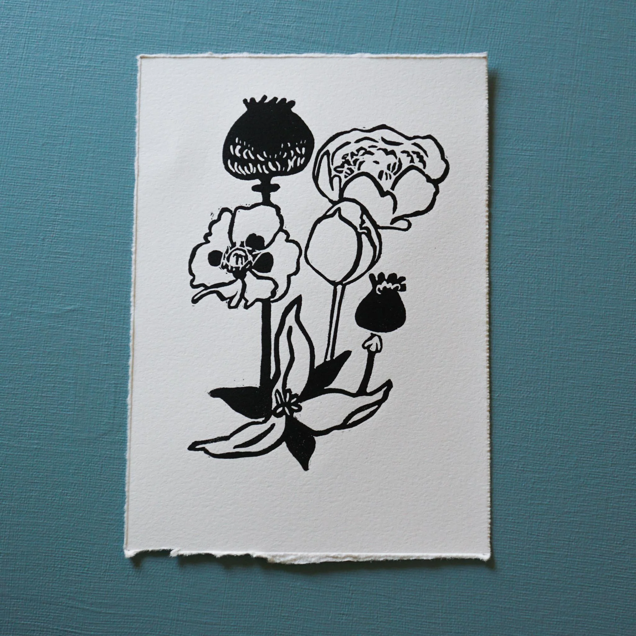 Arrangements Block Print