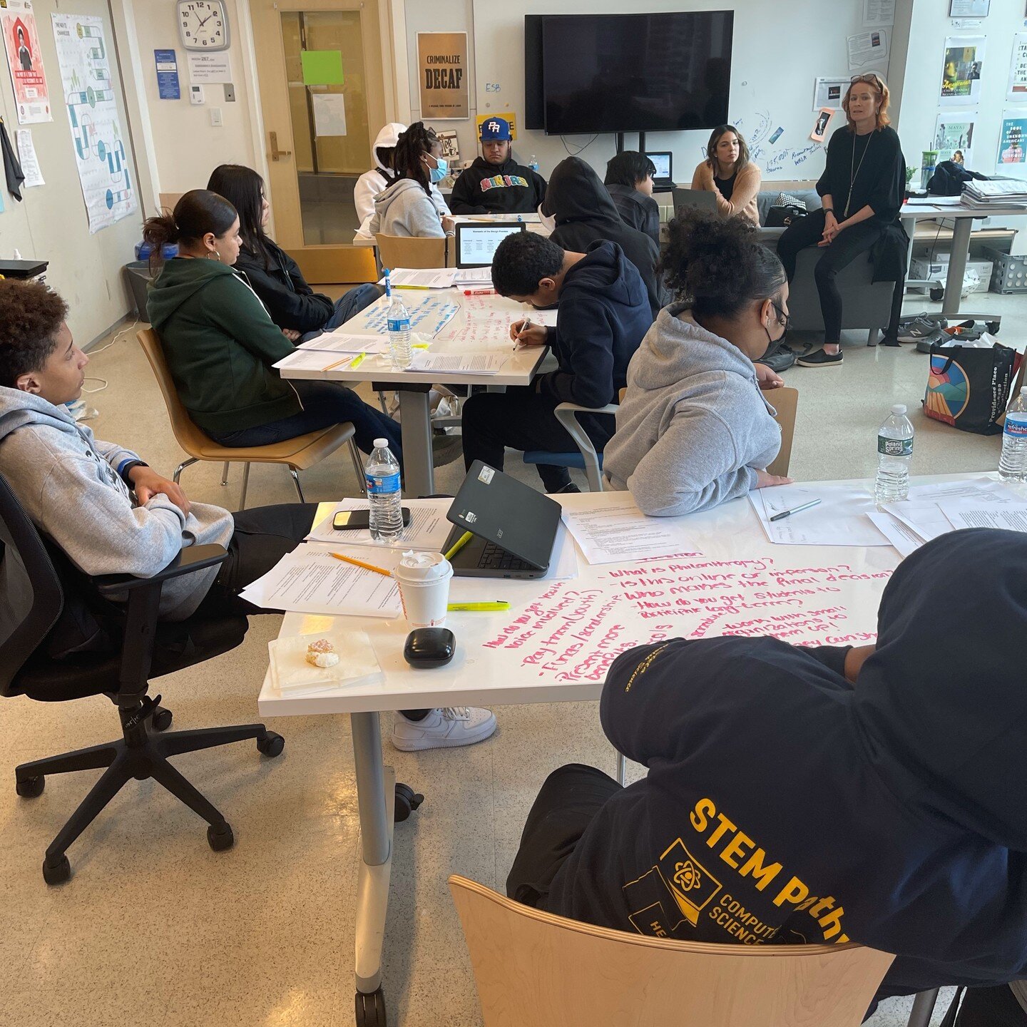 We heard loud and clear from young people in Boston: they are ready to be philanthropist! Young people from @cristoreybostonhs and @dearborn.stem.academy participated in a &quot;Design Sprint&quot; to launch our Someone Else&rsquo;s Child Foundation 