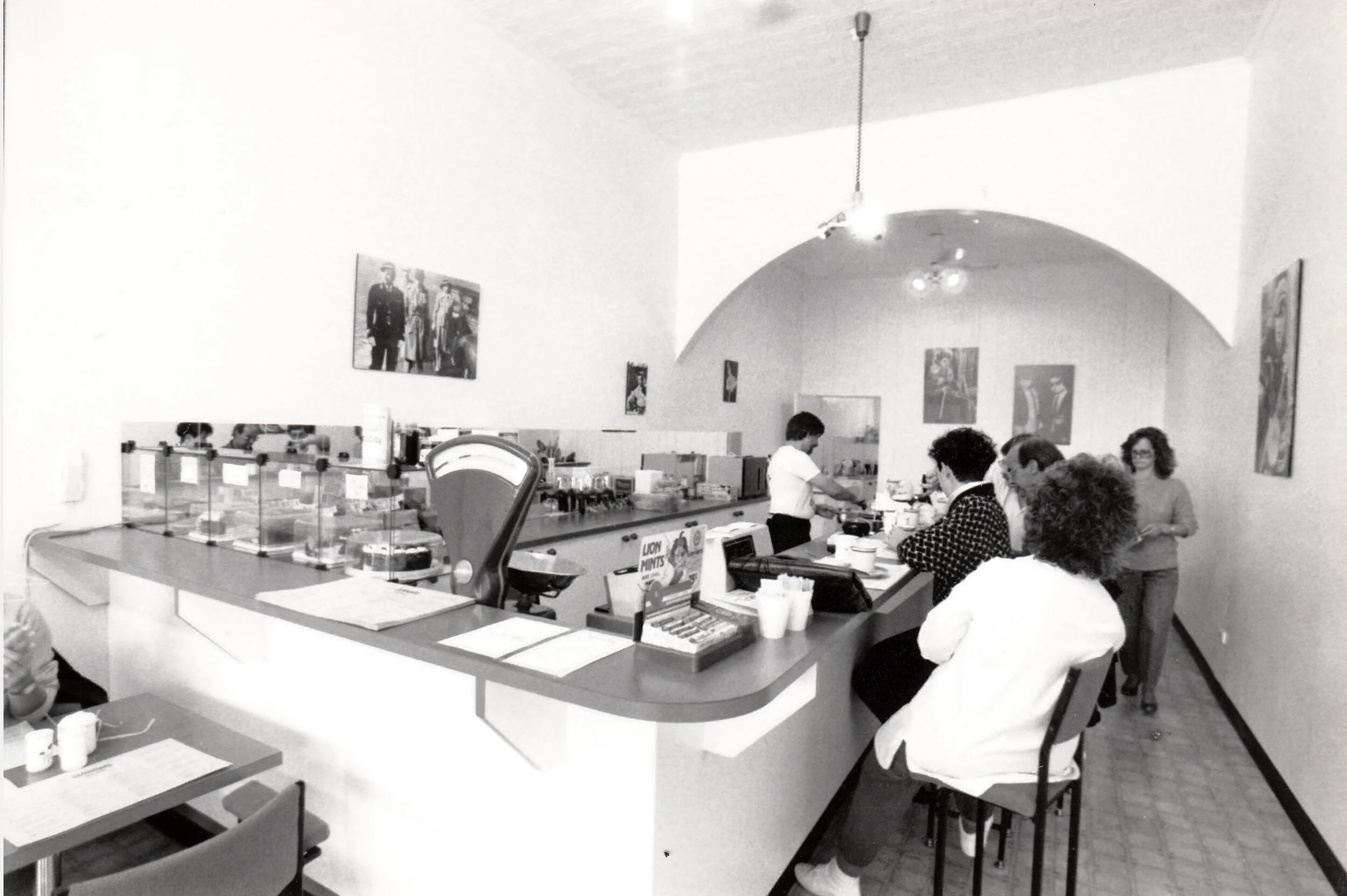 Our first location (Brighton, 1986)