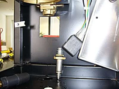 If the problem is grit in the valve, it can be unscrewed at this point and removed for cleaning.