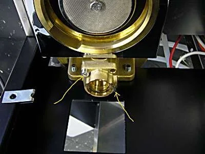 If there is a problem further upstream in the valve, the rest of the body can be removed by undoing 2 hex nuts (in older models, flat head screws) and removing it from the group assembly.