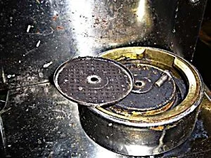 Sometimes the shower-screen is so clogged water barely flows.